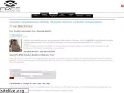 Sites similar to freebacklinks.info
