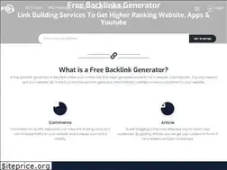 Sites similar to freebacklinksgenerator.com