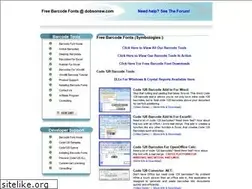Sites similar to freebarcodefonts.dobsonsw.com