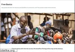 Sites similar to freebasics.com