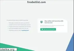 Sites similar to freebetlist.com