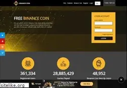 Sites similar to freebinancecoin.com