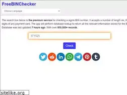 Sites similar to freebinchecker.com