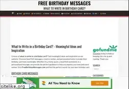 Sites similar to freebirthdaymessages.com