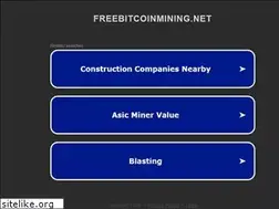Sites similar to freebitcoinmining.net