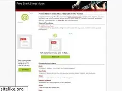 Sites similar to freeblanksheetmusic.org