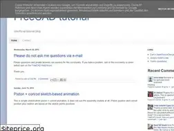Sites similar to freecad-tutorial.blogspot.com