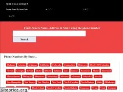 Sites similar to freecalllookup.com