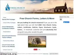 Sites similar to freechurchforms.com