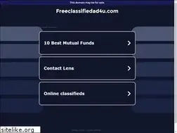 Sites similar to freeclassifiedad4u.com