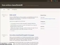 Sites similar to freeclassifieds71.wordpress.com