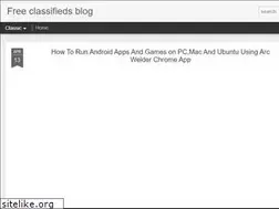 Sites similar to freeclassifiedssblog.blogspot.com