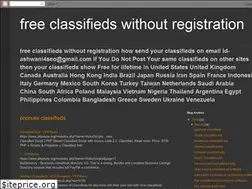 Sites similar to freeclassifies4u.blogspot.com