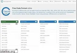 Sites similar to freecodeformat.com
