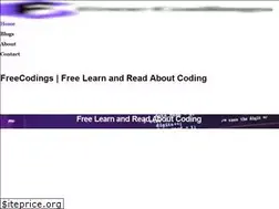 Sites similar to freecodings.com