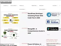 Sites similar to freecourseweb.org