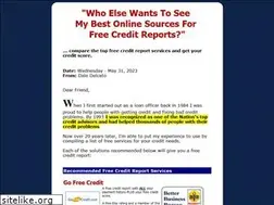 Sites similar to freecreditreportsandrepair.com