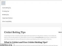 Sites similar to freecricketbettingtips.net