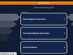 Sites similar to freeculturemag.com