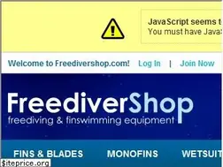 Sites similar to freedivershop.com