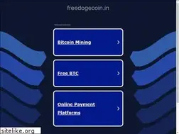 Sites similar to freedogecoin.in