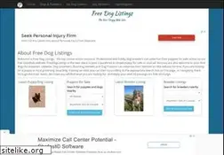 Sites similar to freedoglistings.com