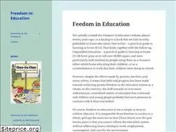 Sites similar to freedom-in-education.co.uk