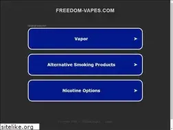 Sites similar to freedom-vapes.com