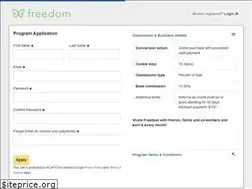 Sites similar to freedom.refersion.com