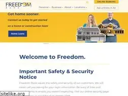 Sites similar to freedombankonline.com
