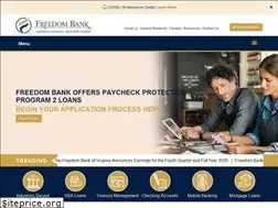 Sites similar to freedombankva.com