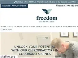 Sites similar to freedomchiro.com