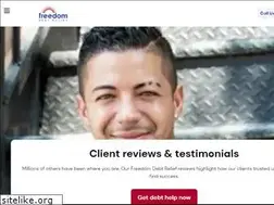 Sites similar to freedomdebtreliefsite.com