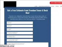 Sites similar to freedomfenceandhome.com