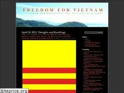 Sites similar to freedomforvietnam.wordpress.com