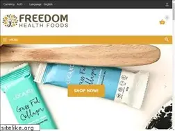 Sites similar to freedomhealthfoods.com.au