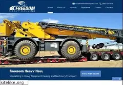 Sites similar to freedomheavyhaul.com