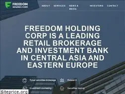 Sites similar to freedomholdingcorp.com