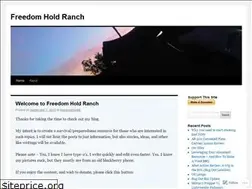 Sites similar to freedomholdranch.com