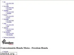Sites similar to freedomhonda.com.br