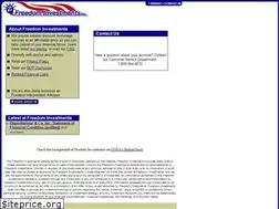 Sites similar to freedominvestments.com