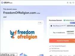 Sites similar to freedomofreligion.com