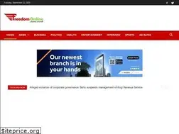 Sites similar to freedomonline.com.ng