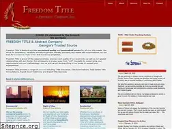 Sites similar to freedomtitleinc.com