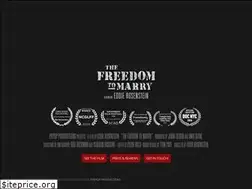 Sites similar to freedomtomarrymovie.com