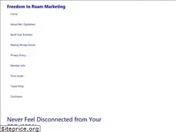 Sites similar to freedomtoroammarketing.com