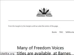 Sites similar to freedomvoices.org