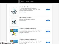 Sites similar to freedownloadsinhalafonts.blogspot.com