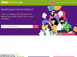 Sites similar to freeessays.club