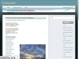 Sites similar to freefamousquotes.blogspot.com